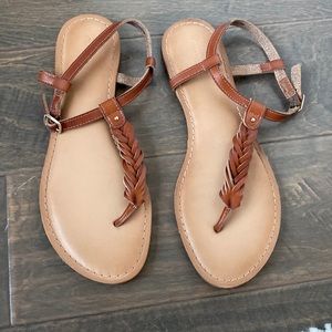 Brown sandals!